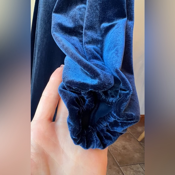 Free People Misha Velvet Mini Dress Long Sleeve - Picture 10 of 13